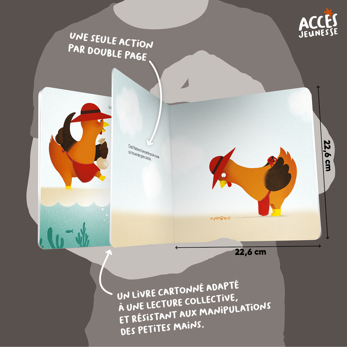 La petite poule rousse miniature acces jeunesse