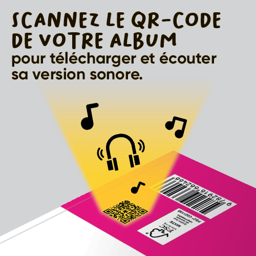 Scan qr code enorme radis miniature acces jeunesse
