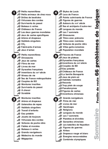 66 problemes de logique sommaire acces editions