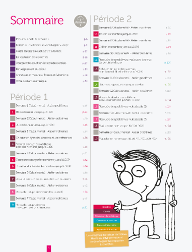 Maths au ce2 enseignant sommaire acces editions